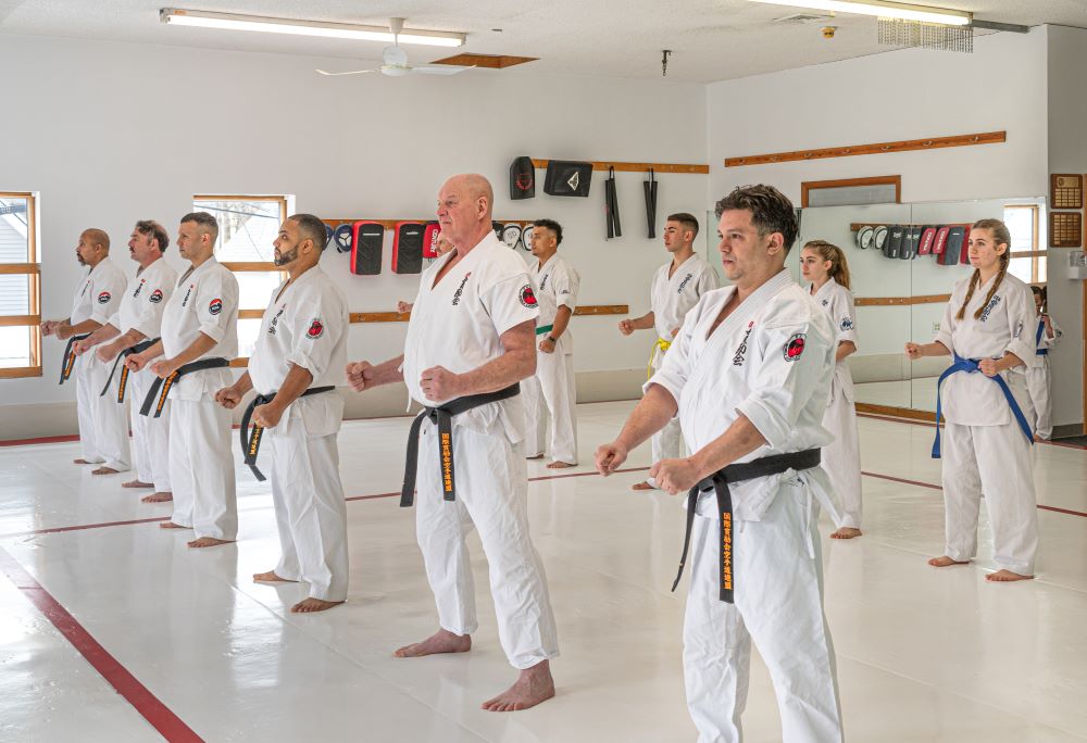 CTW-School-Us-3 Kanreikai Karate of Connecticut - Karate Martial Arts - Inside The Karate School With Students