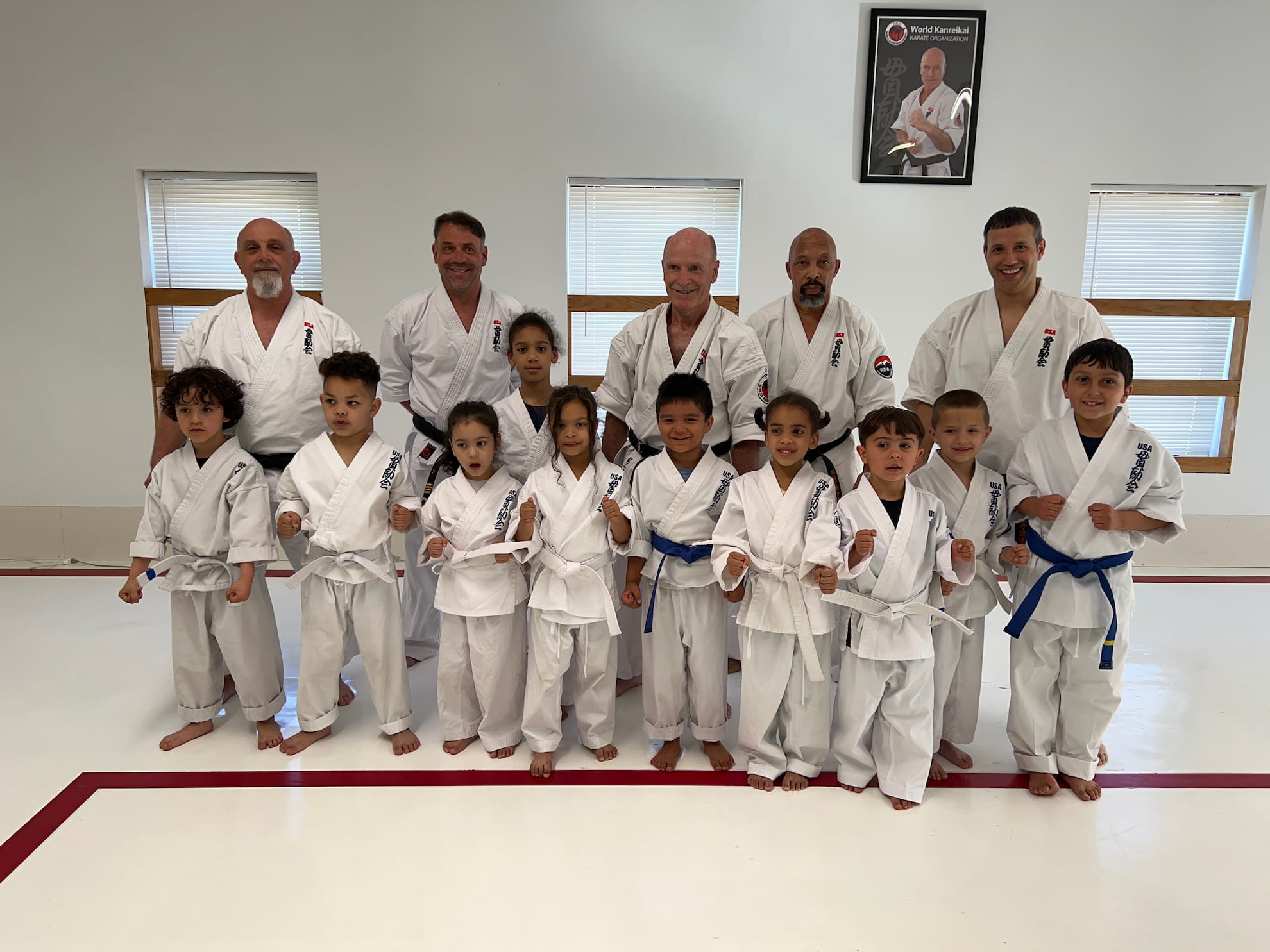 Martial Arts Karate Students