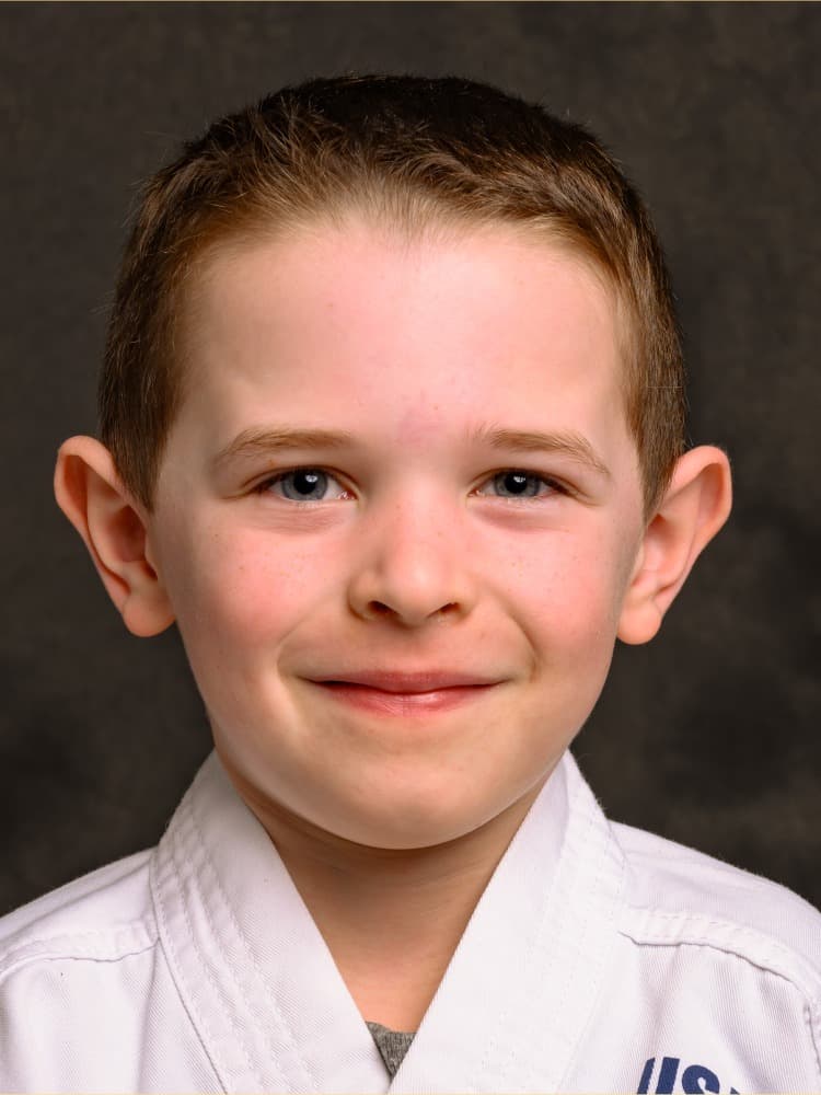 Kanreikai Karate of Connecticut - Students of the Month - Kids - July 2023