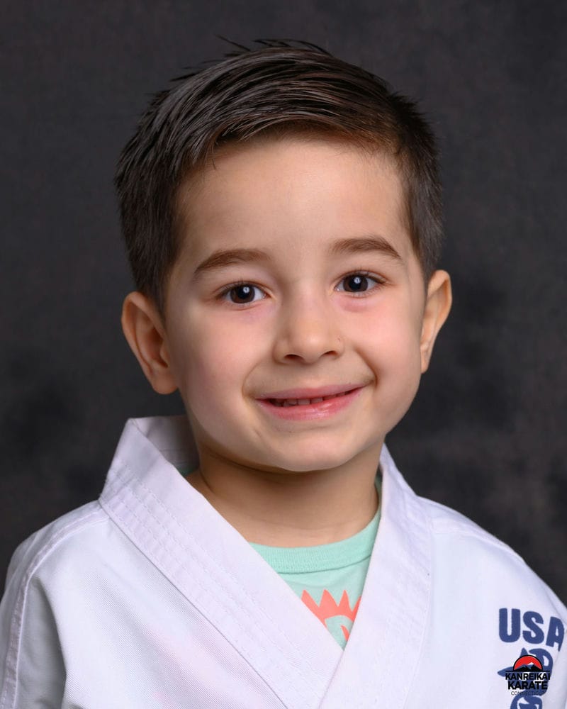 Kanreikai Karate of Connecticut - Students of the Month - Kids - July 2023 New