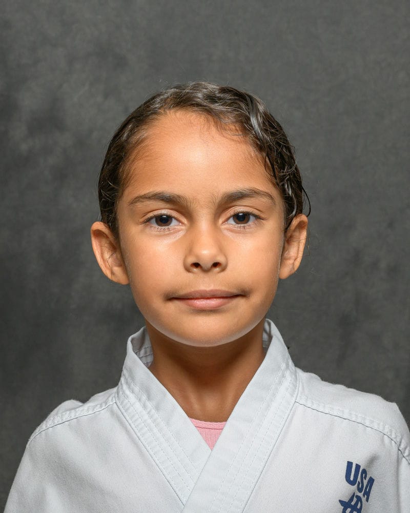 Kanreikai Karate of Connecticut - Students of the Month - December 2023 - Isabelle Martins - Preteen Category